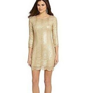 Gianni Bini Gold Sequin Dress